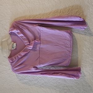 Cute Amy Byer Girl's Long Split Sleeve Top